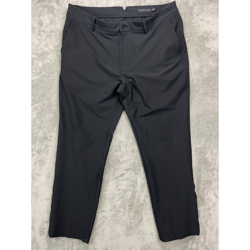 Dunning Men's Everbest Performance Golf Pants Size 38x32 Black Lightweight‎